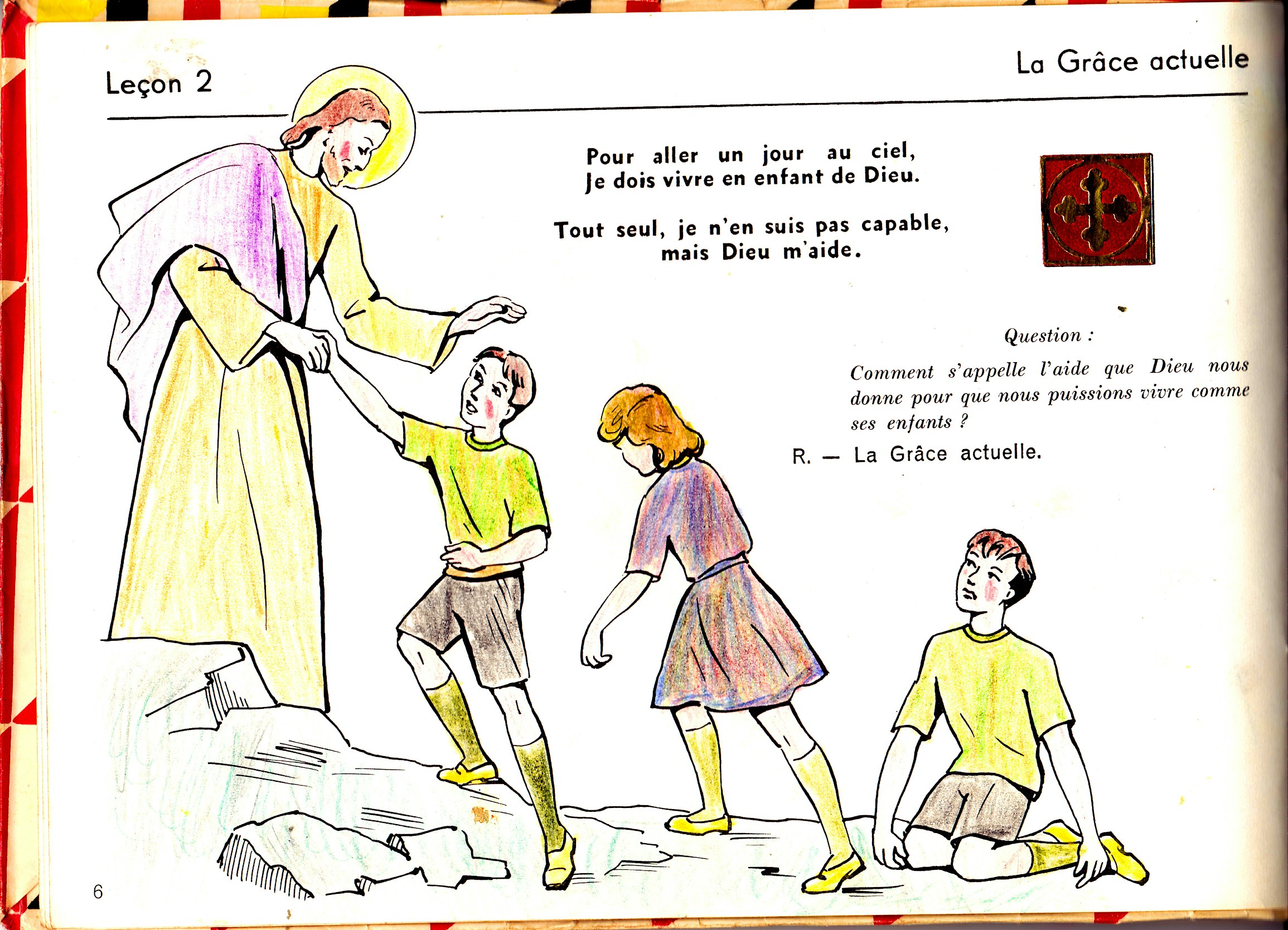 Cahier De Catéchisme 1961 Cahier de catéchisme catholique de 3ème année - notreHistoire.ch